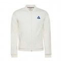 Sweat zippé Tricolore Le Coq Sportif Homme Blanc Réduction